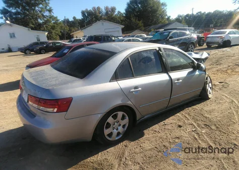 2007 Hyundai Sonata Gls from USA, damaged, VIN 5NPET46C77H218293